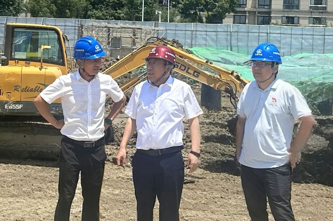 公司黨委書記、董事長李明華到蘇州清樹灣項目檢查指導工作.jpg